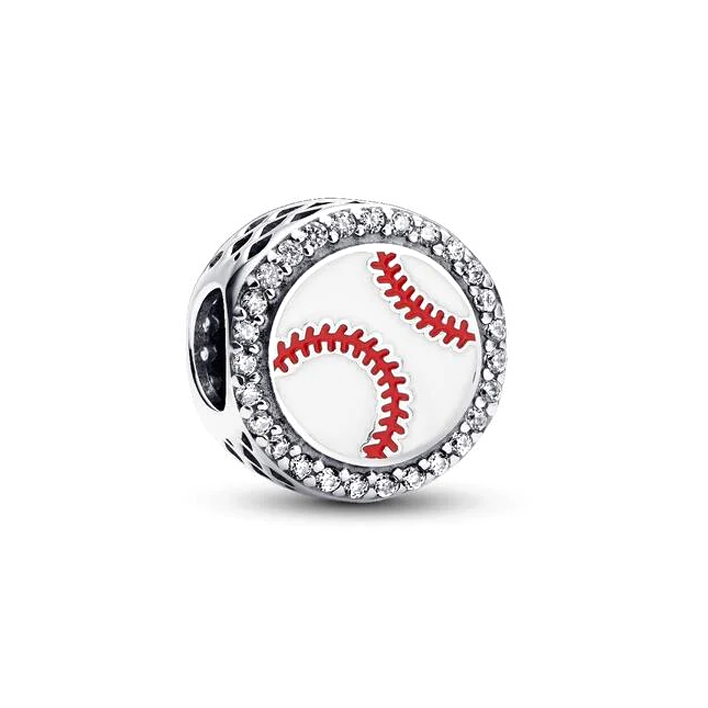 Pandora Engravable Baseball Charm