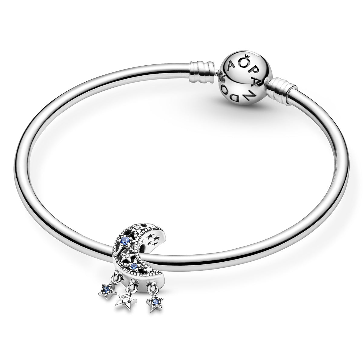 Pandora Star & Crescent Moon Charm