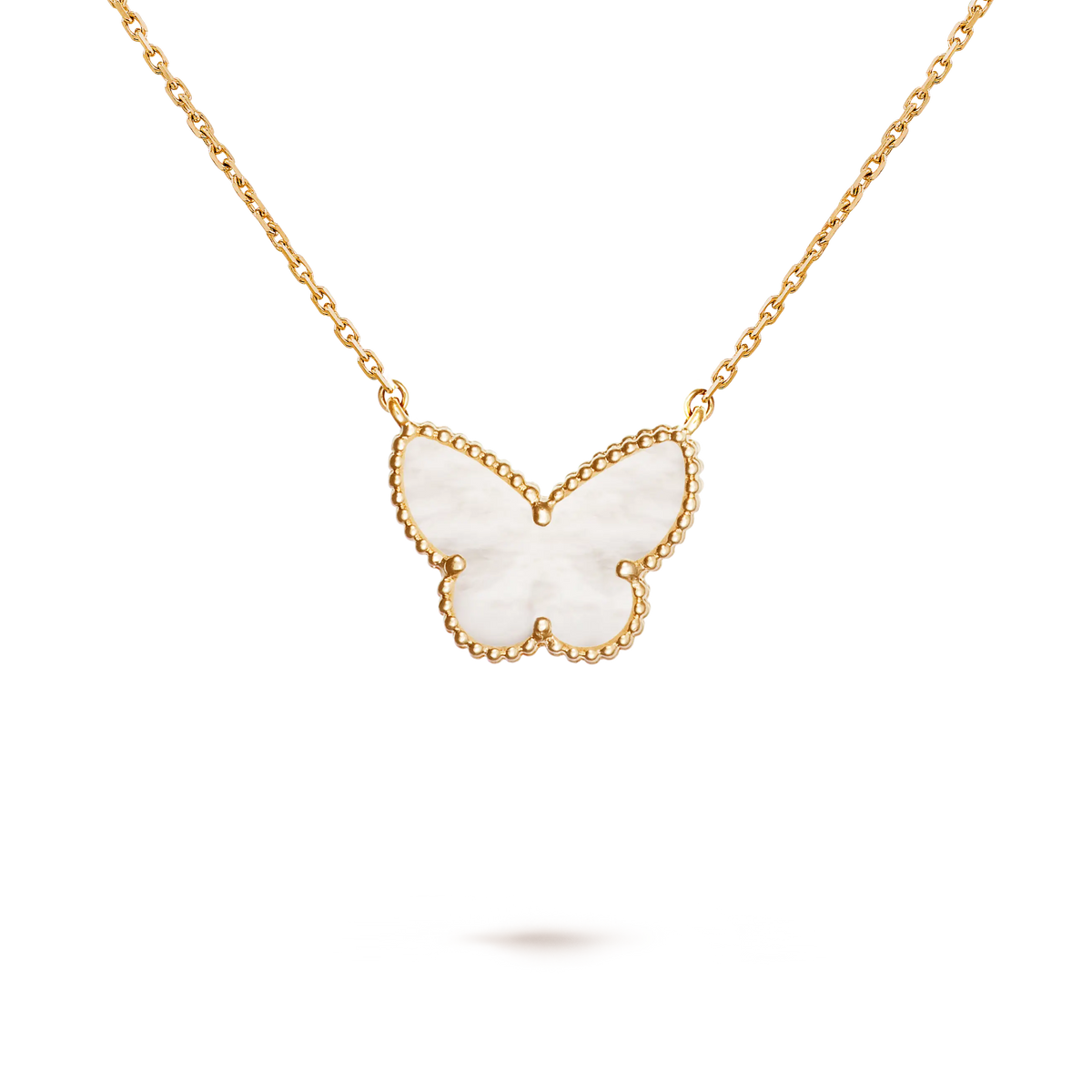 Van Cleef & Arpels Lucky Alhambra butterfly necklace