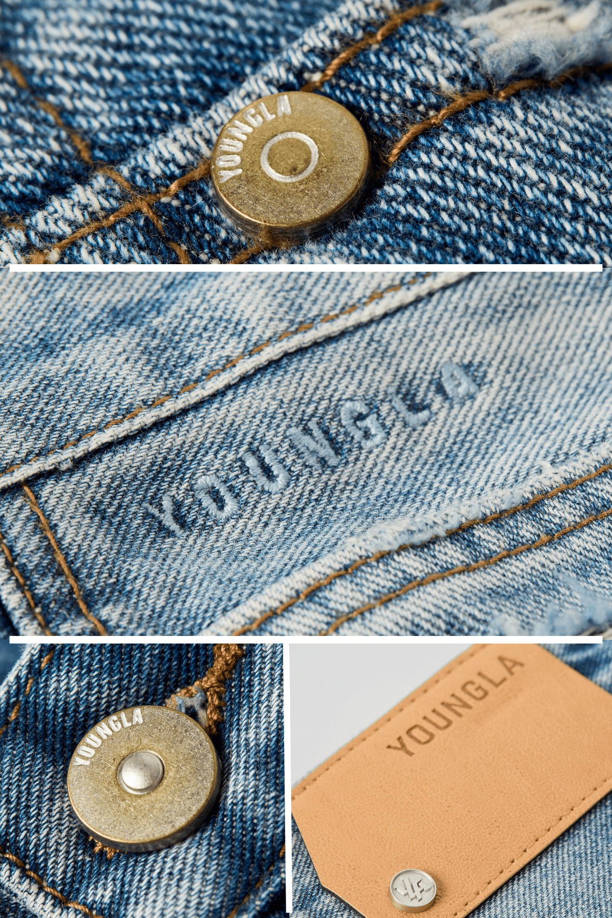6025 - Straight Fit Ripped Jeans