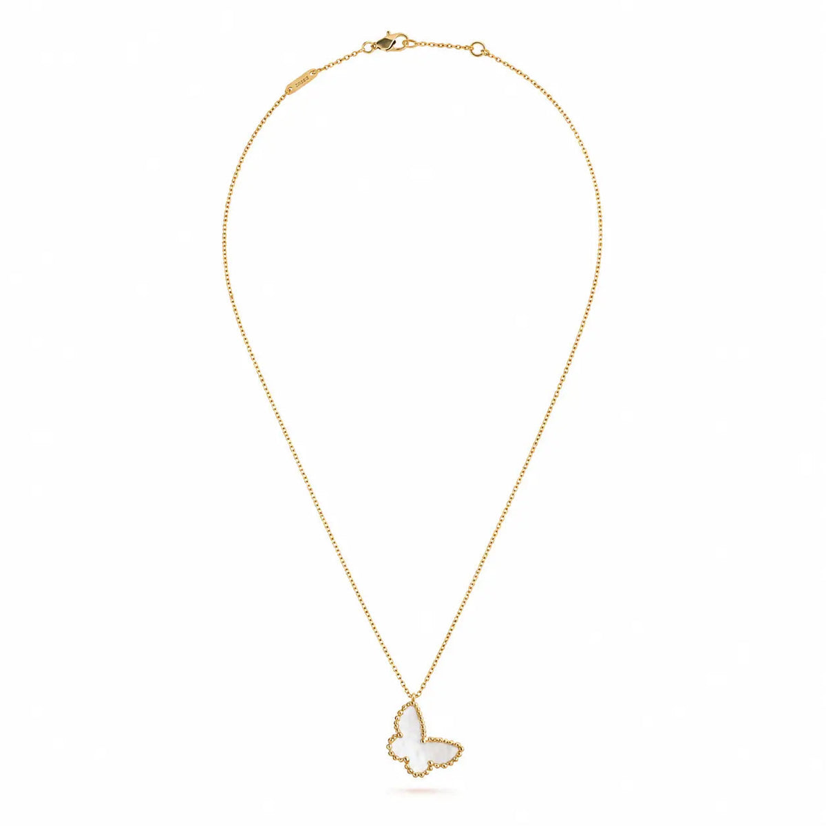 Van Cleef & Arpels Sweet Alhambra butterfly pendant necklace