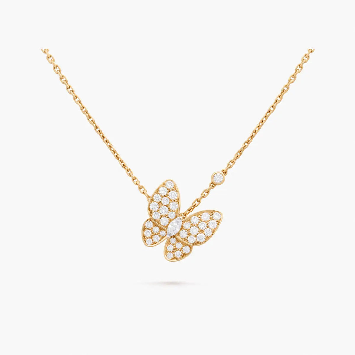 Van Cleef & Arpels Two Butterfly necklace
