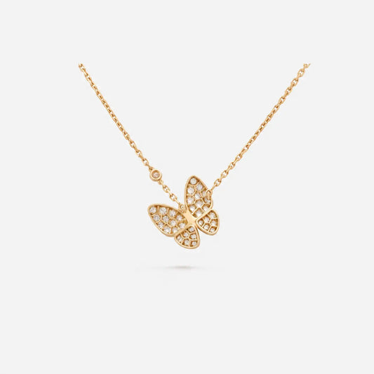 Van Cleef & Arpels Two Butterfly necklace