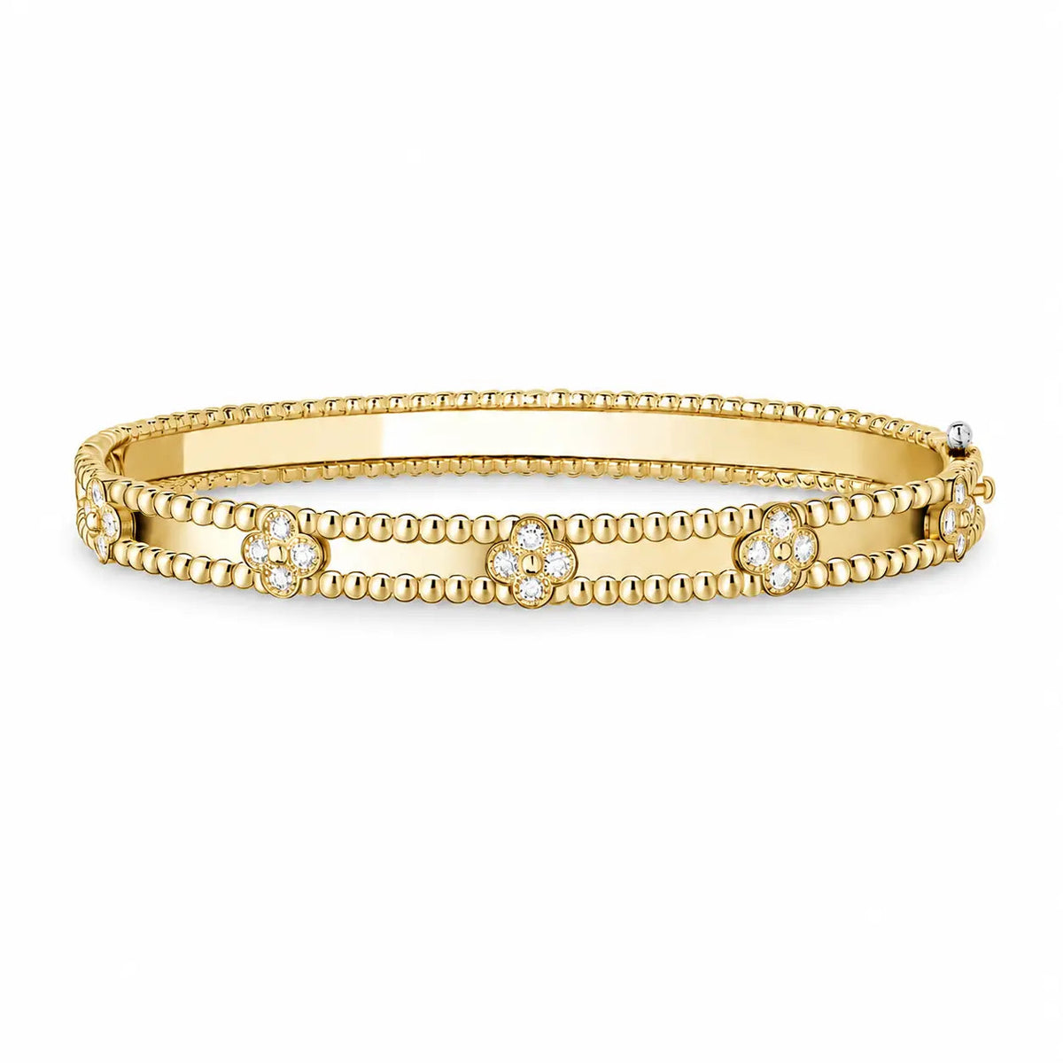Van Cleef & Arpels Perlée Sweet Clovers diamond bracelet