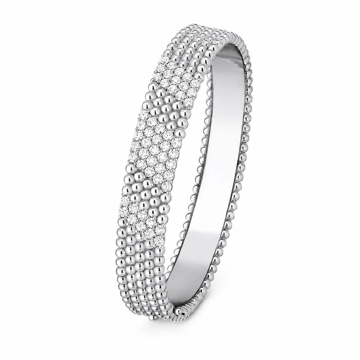 Van Cleef & Arpels Perlée five-row diamond bracelet