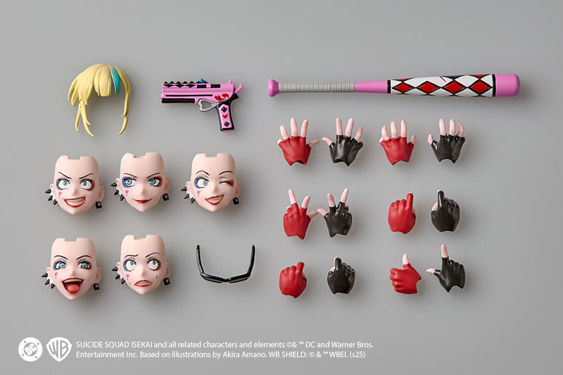 Revoltech Amazing Yamaguchi Harley Quinn Suicide Squad Isekai Ver.