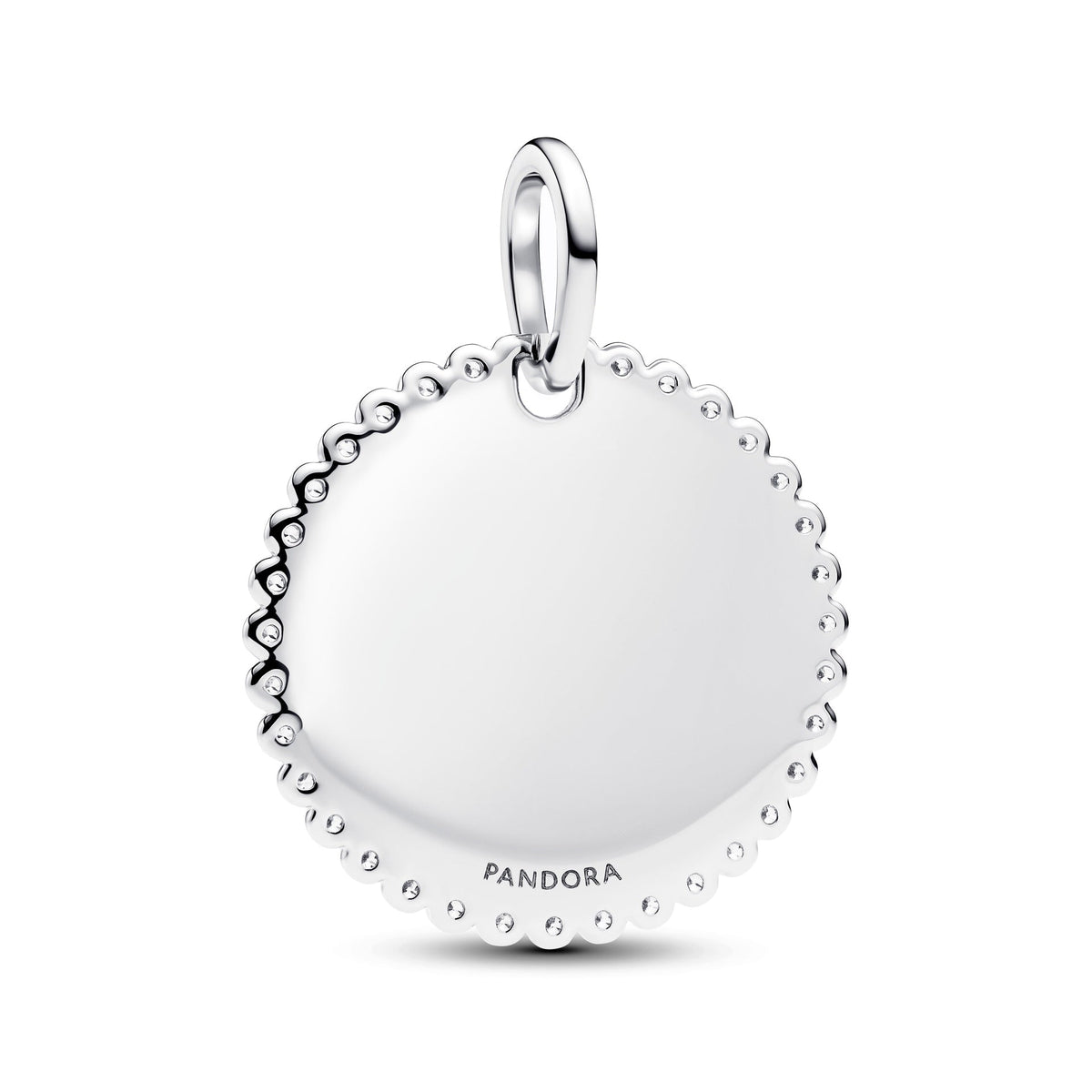 Engravable Round Tag Pendant