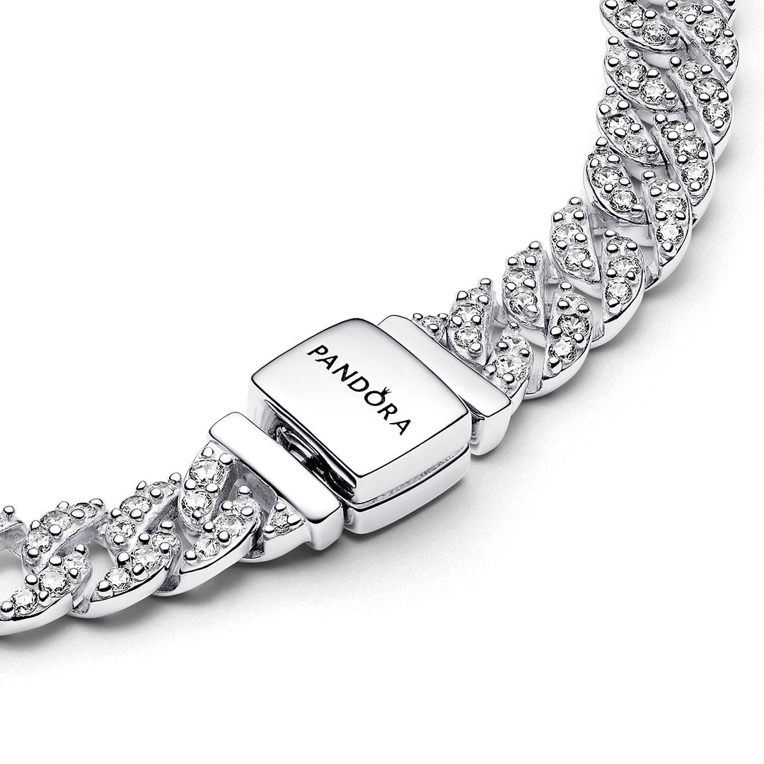 Pandora Timeless Pavé Cuban Chain Bracelet