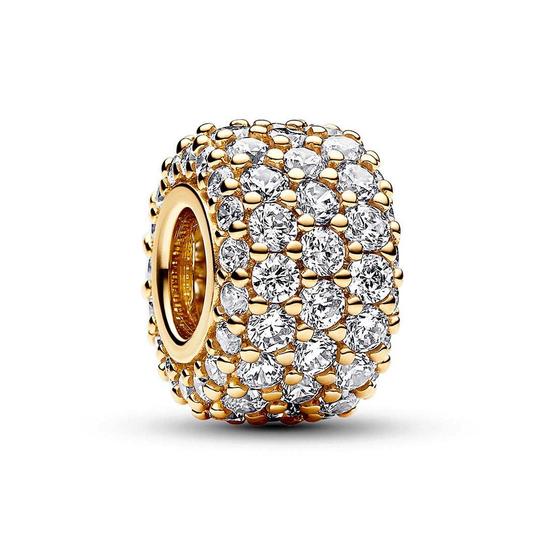 Sparkling Pavé Triple-row Charm