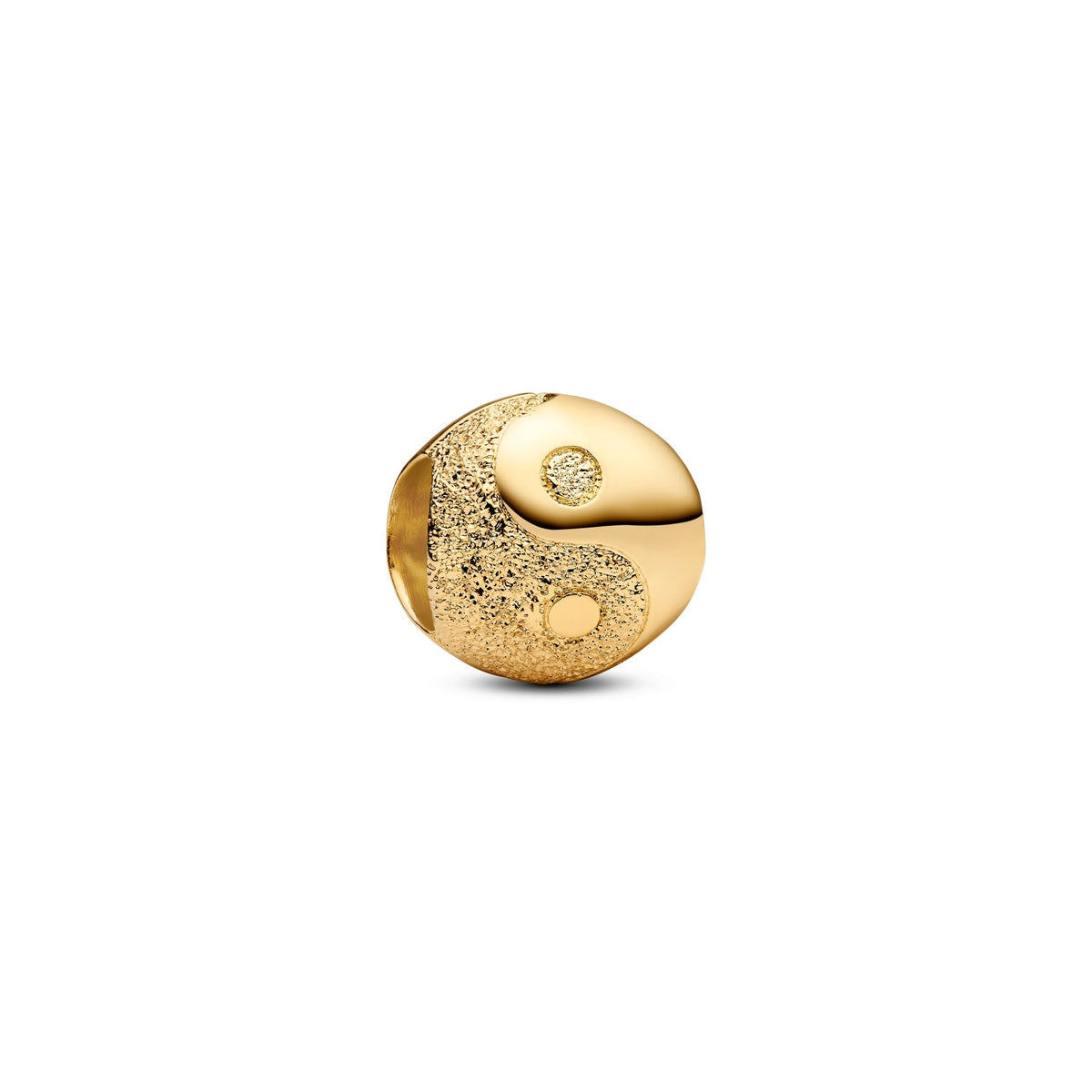 Pandora Textured Yin and Yang Mini Charm
