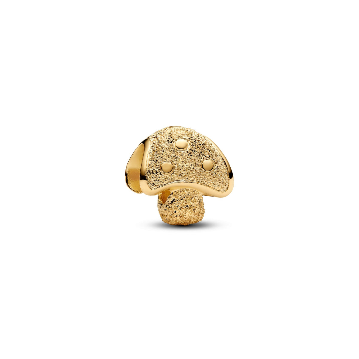 Pandora Textured Mushroom Mini Charm