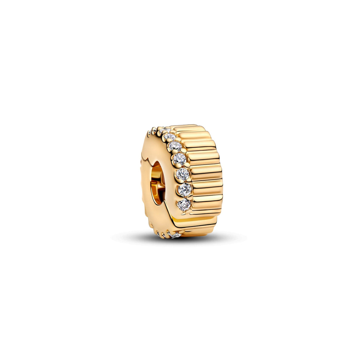 Pandora Ribbed Clip Charm