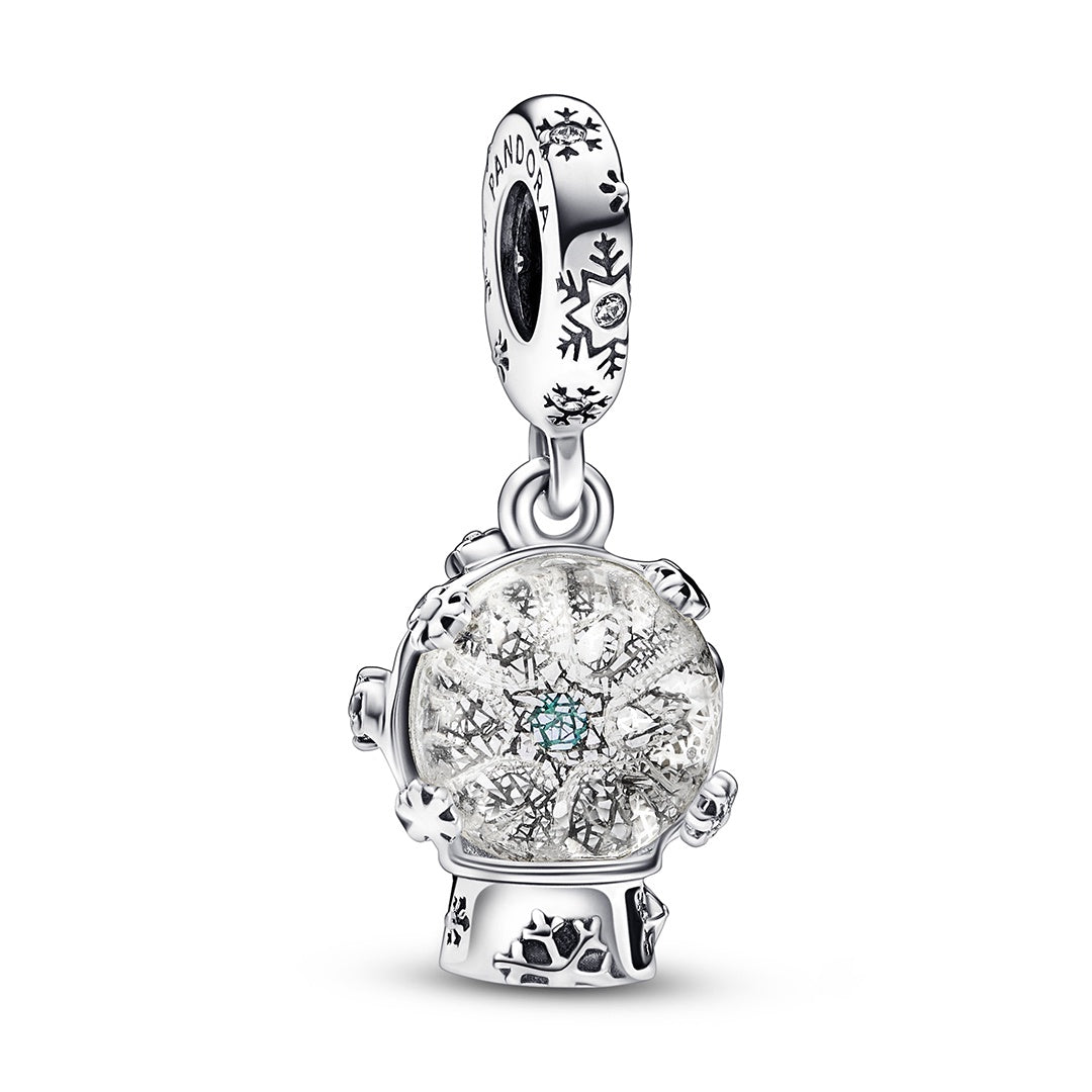 Pandora Snowflake Snowglobe Dangle Charm