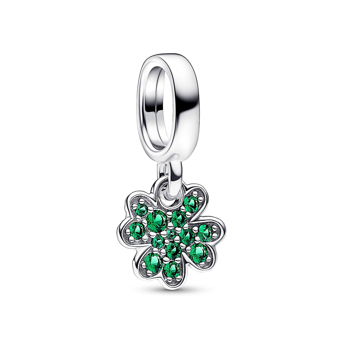Four Leaf Clover / Shamrock Dangle Charm