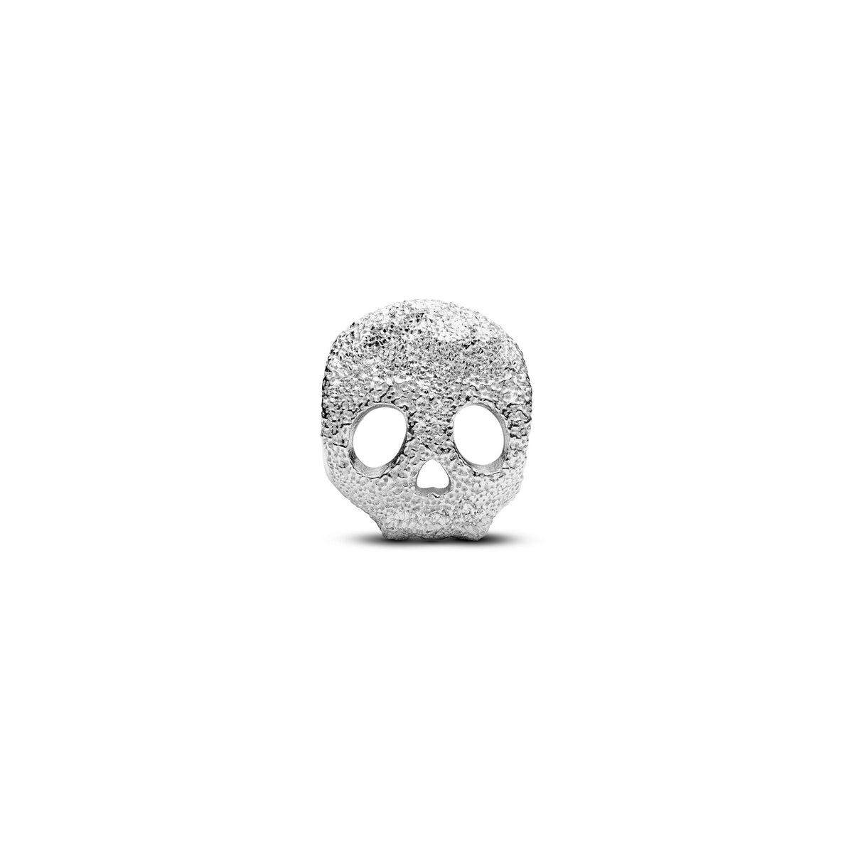 Pandora Textured Skull Mini Charm