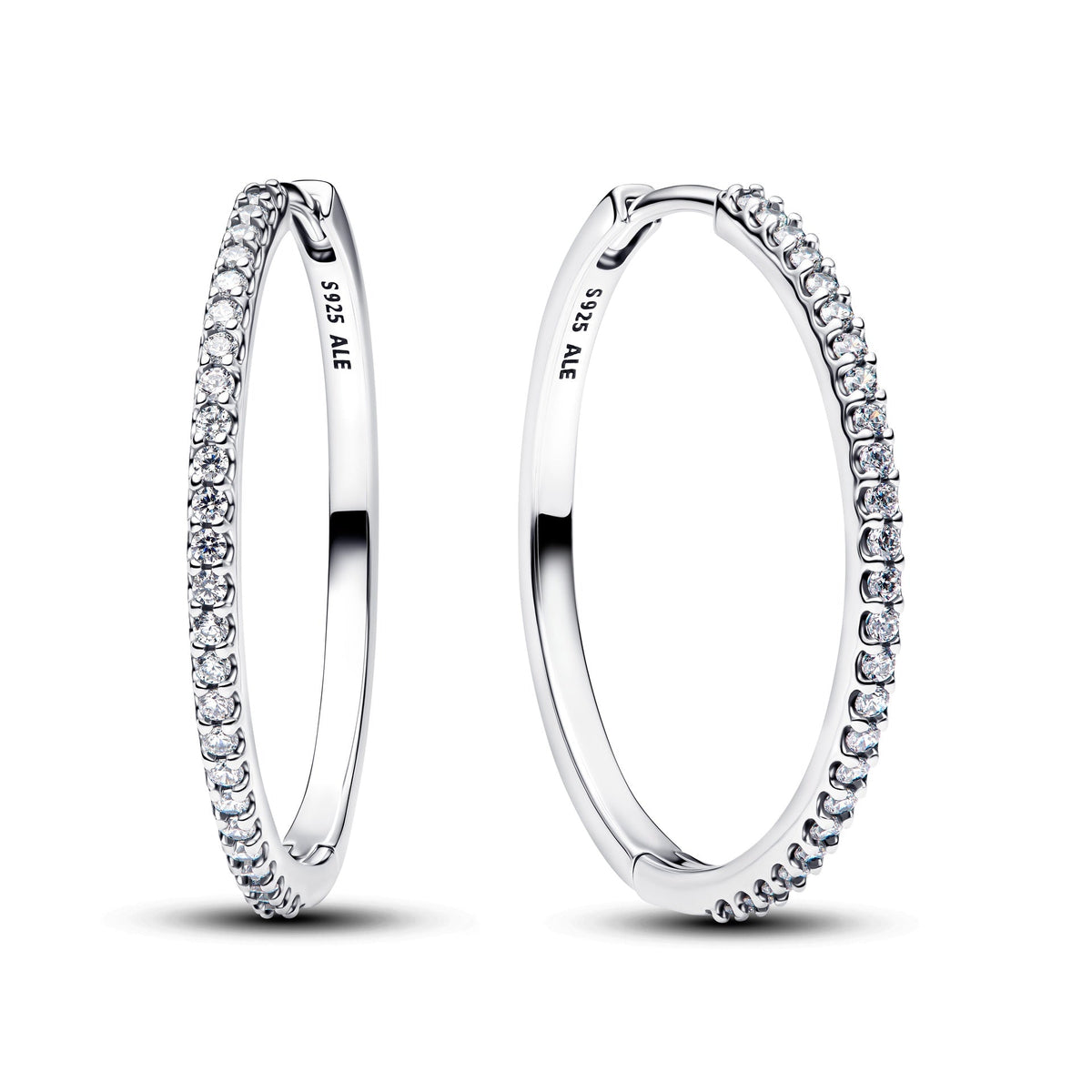Sparkling Hoop Earrings
