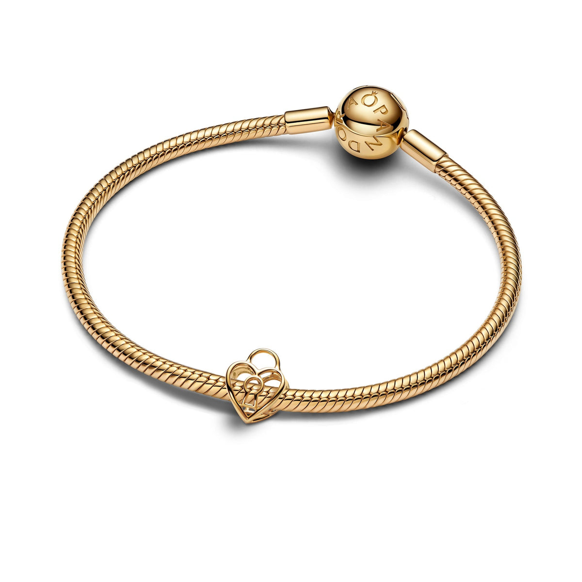 Pandora Openwork Heart Padlock Charm