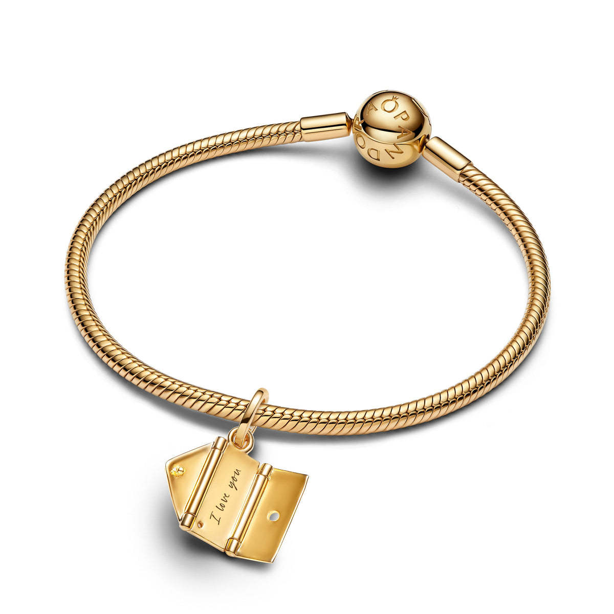 Pandora Engravable & Openable Envelope Dangle Charm
