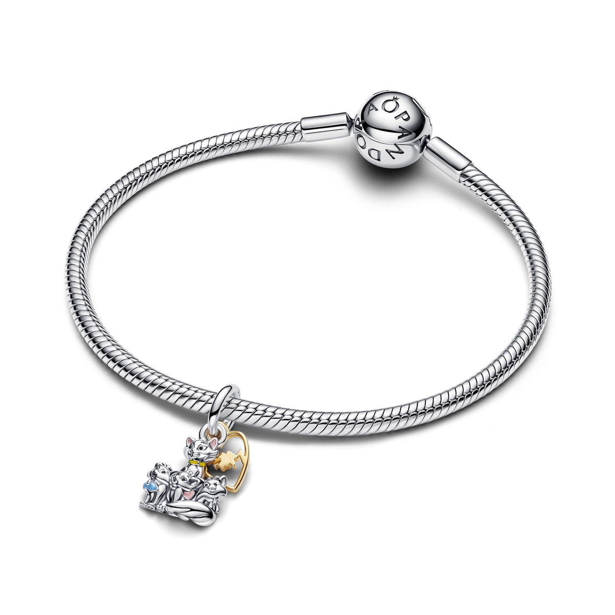 Pandora Disney Aristocats Duchess & Kittens Dangle Charm