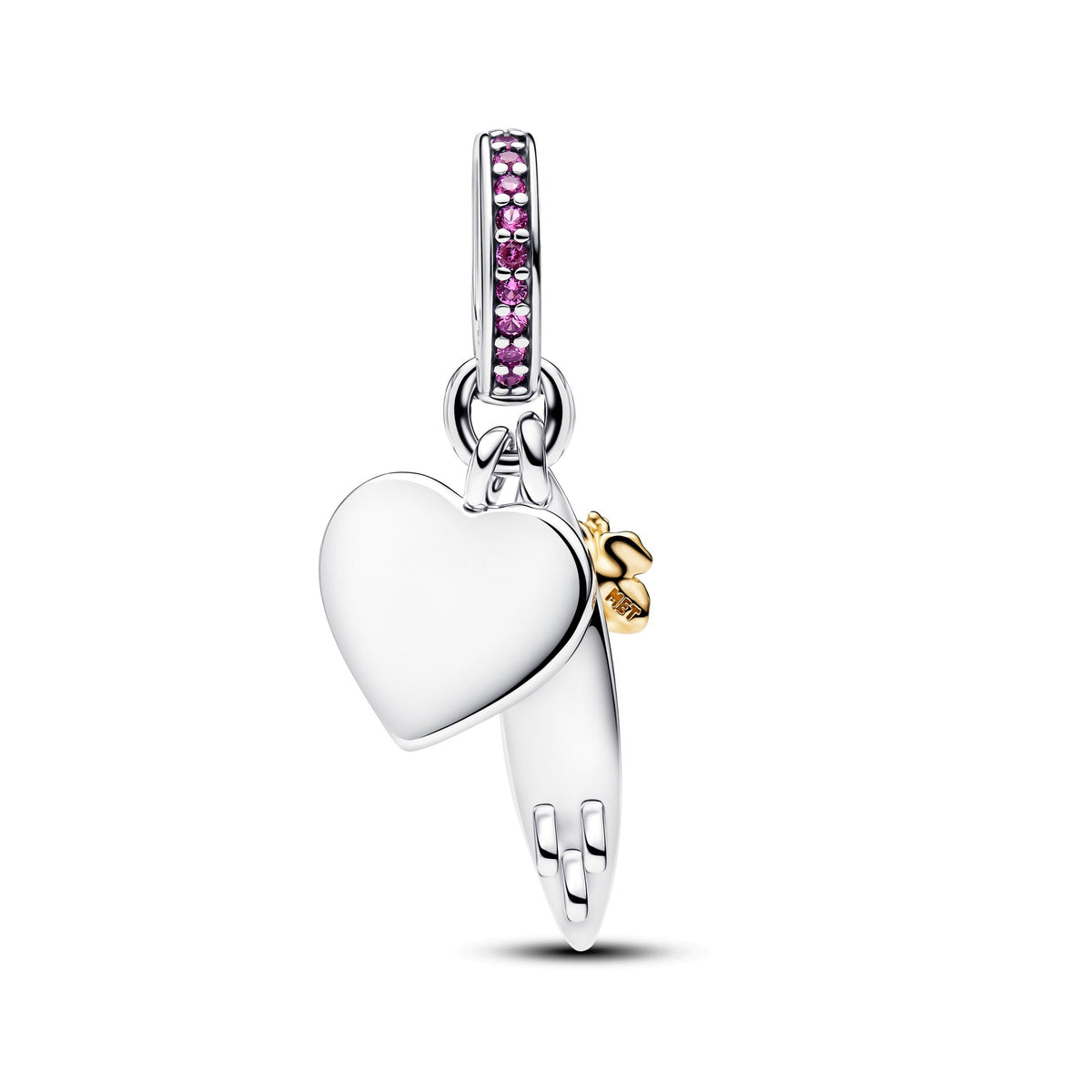 Pandora Surf Board Double Dangle Charm