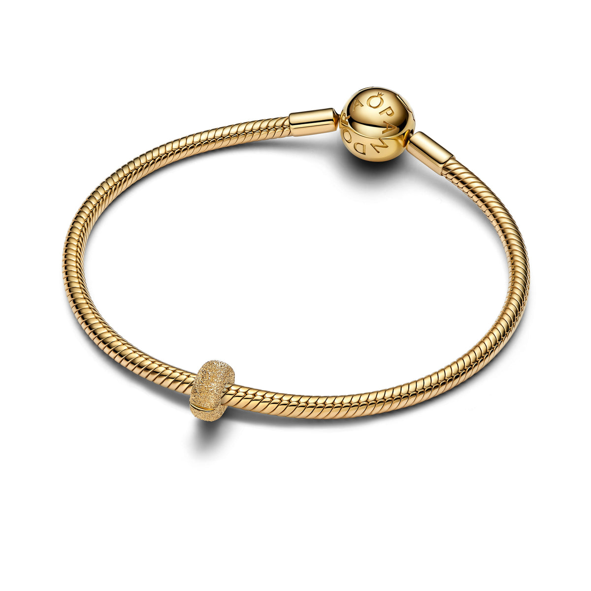 Pandora Textured Mini Clip Charm