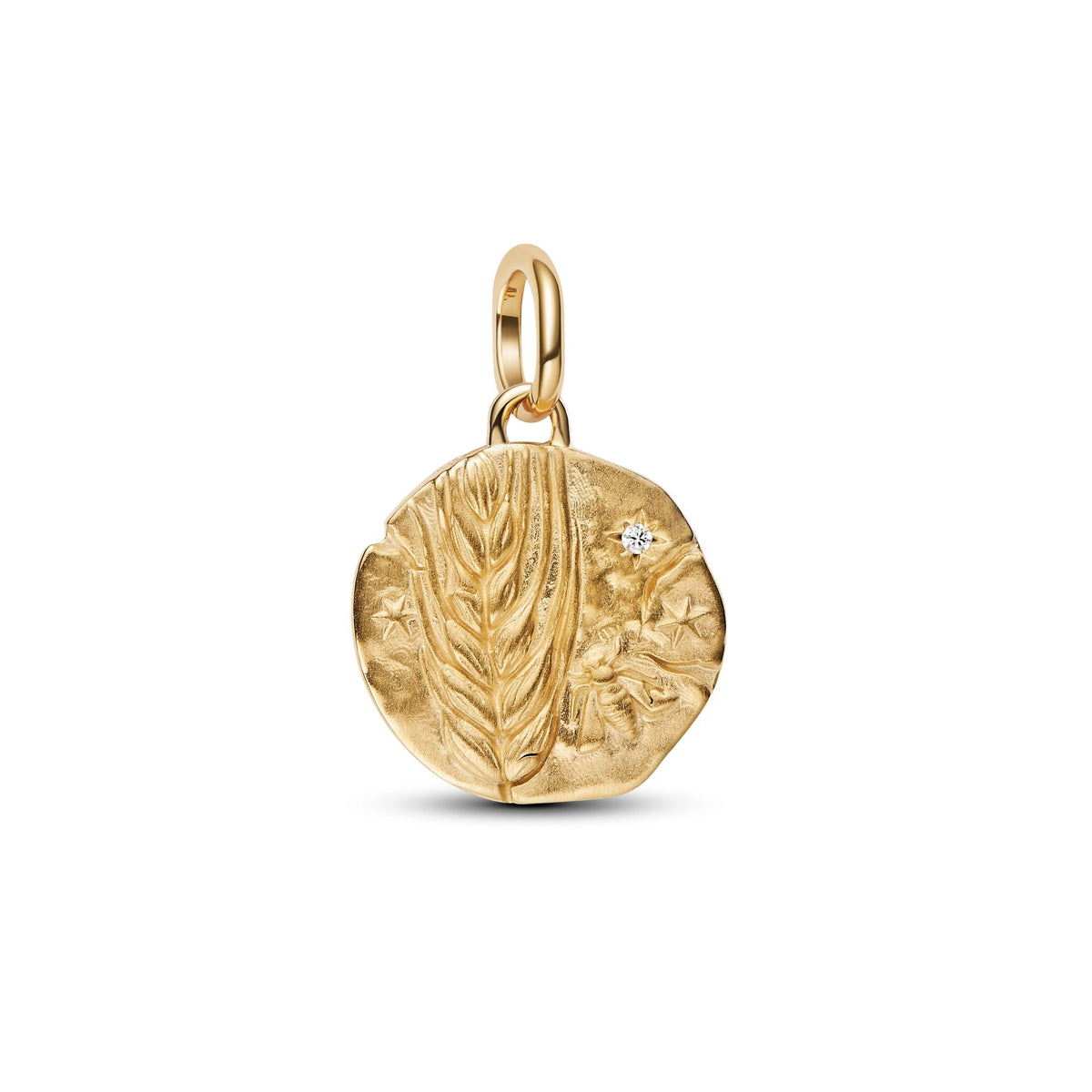 Pandora Wheat Medallion Charm