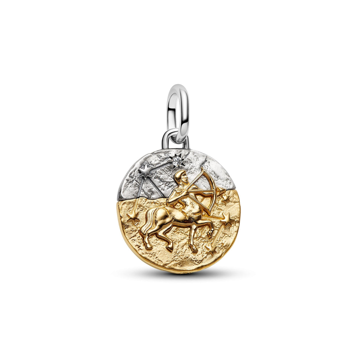 Pandora Sagittarius Zodiac Medallion Charm