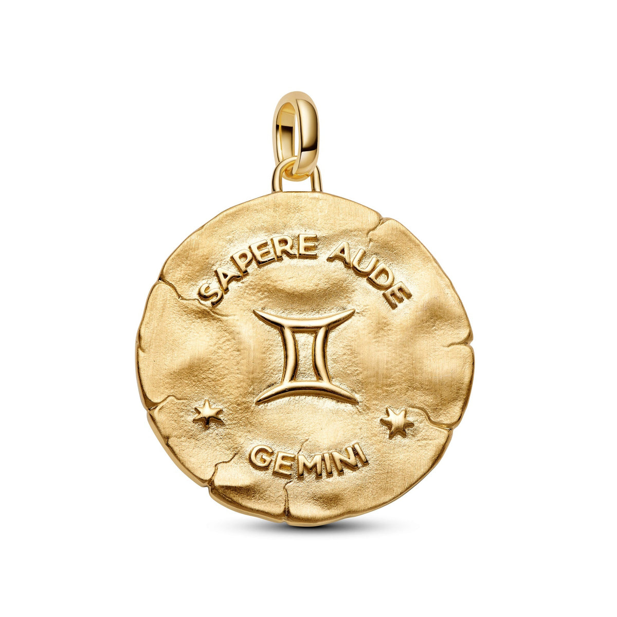 Pandora Gemini Zodiac Oversized Medallion Charm