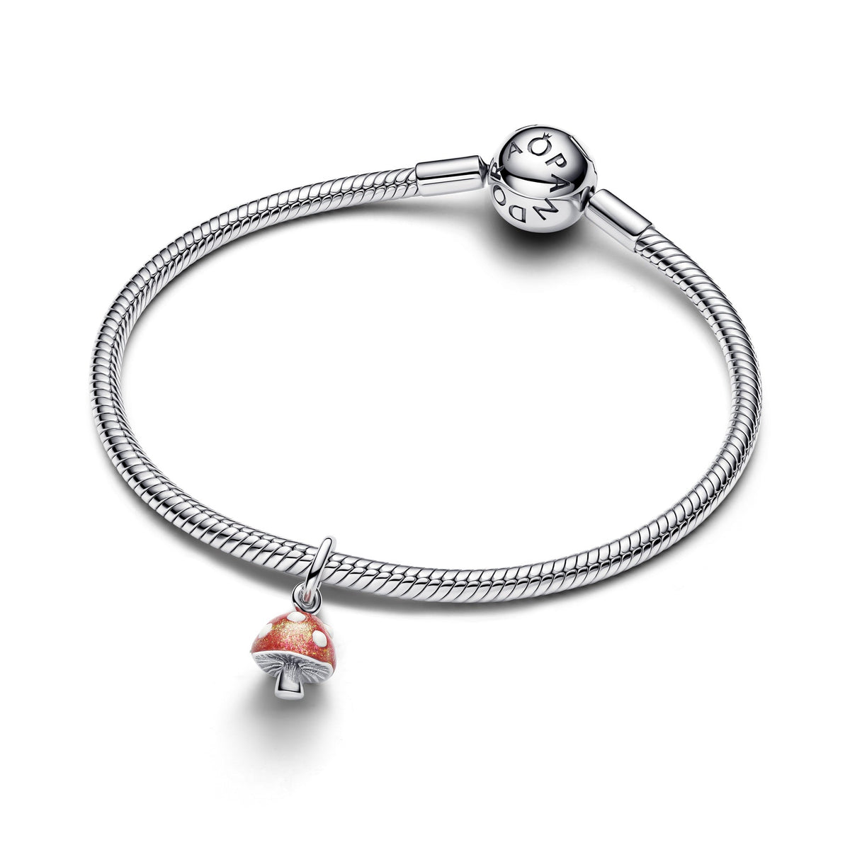 Pandora Glow-in-the-dark Mushroom Dangle Charm