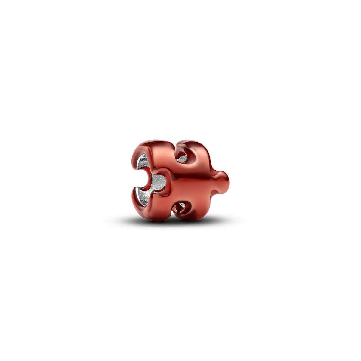 Pandora Orange Puzzle Piece Mini Charm