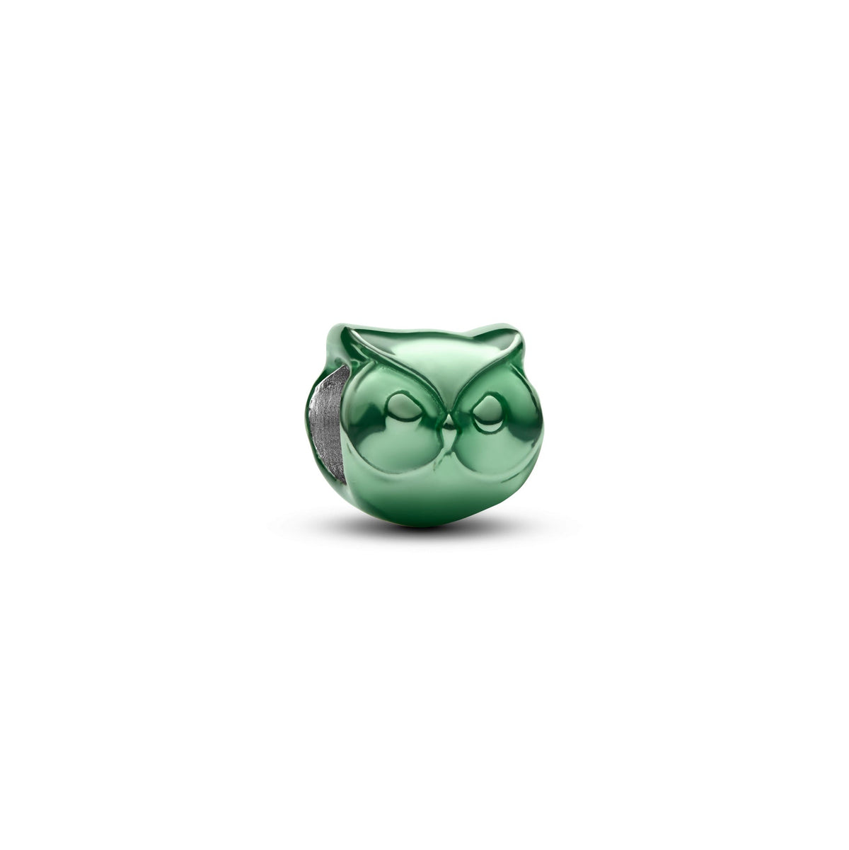 Pandora Green Owl Mini Charm