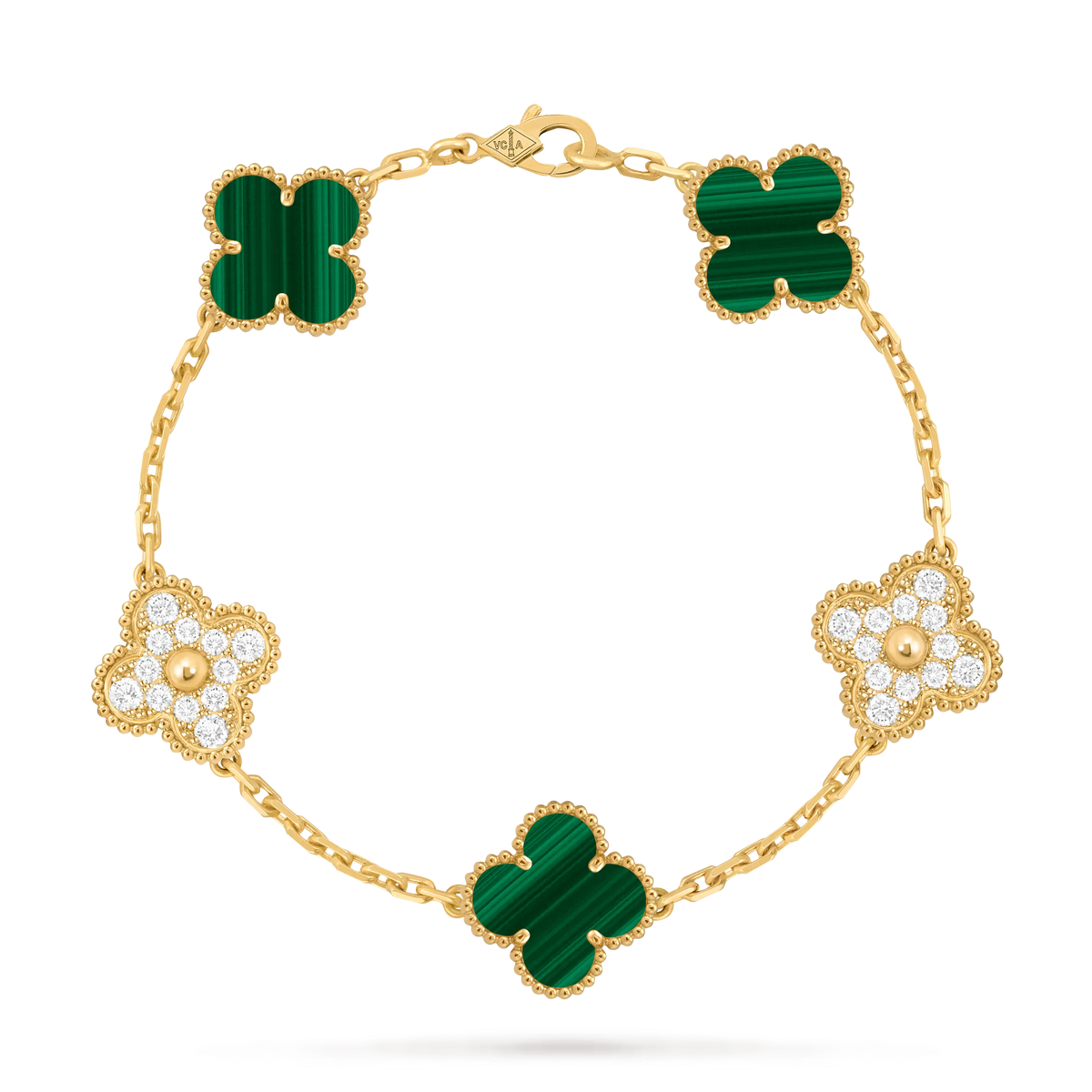 Van Cleef & Arpels Vintage Alhambra Five-Flower Bracelet