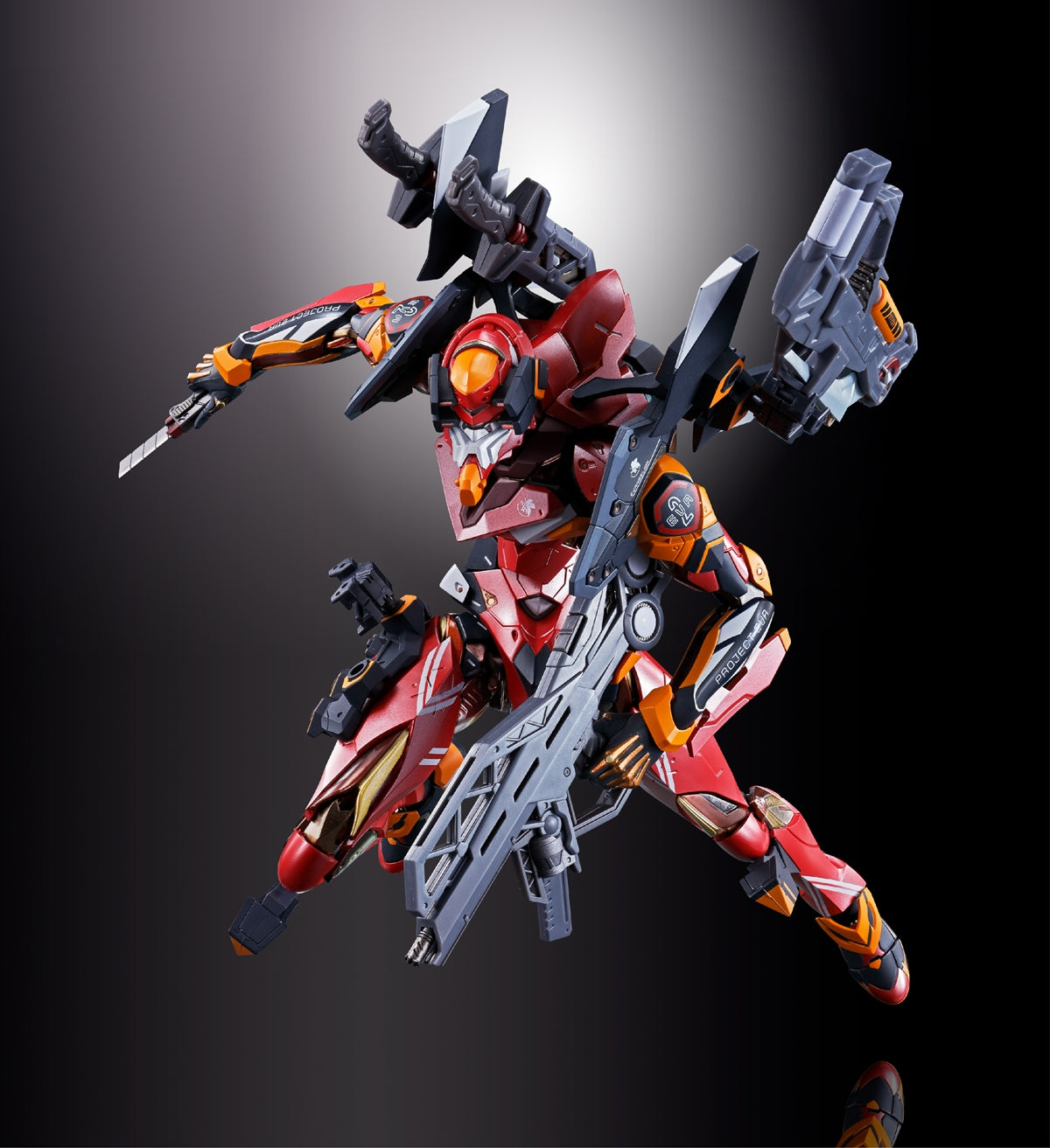 Metal Build Evangelion Production Model-02 30Th With The Spear Of Cassius