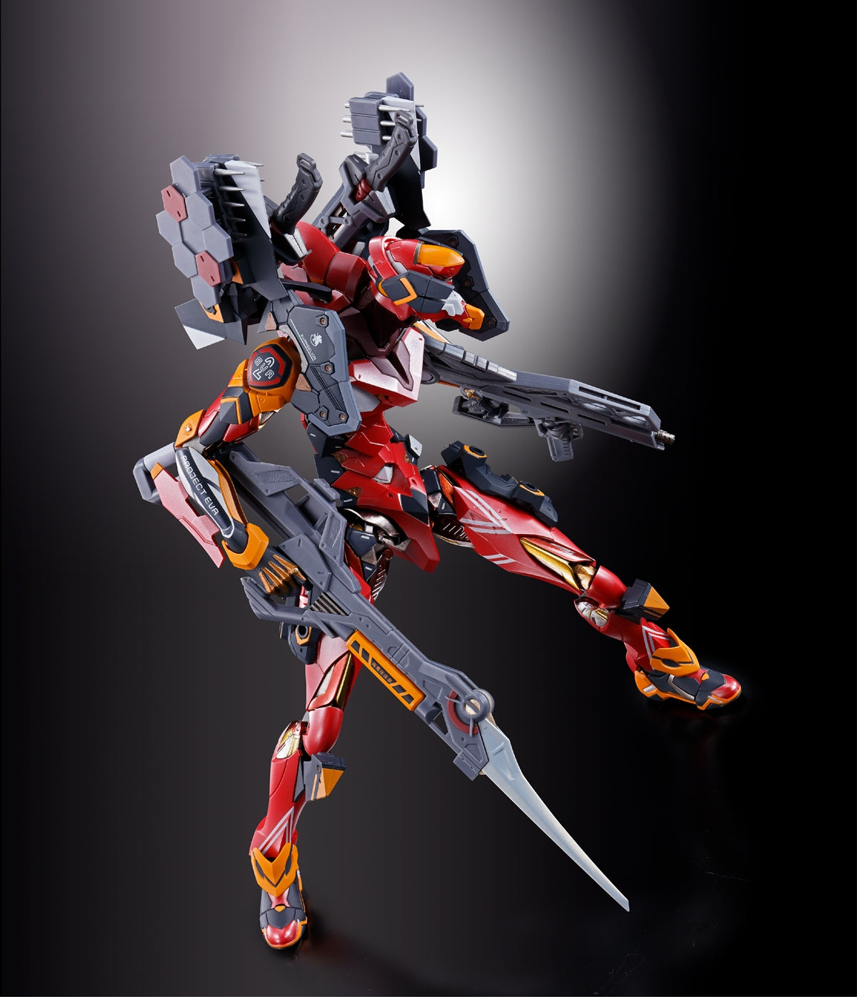 Metal Build Evangelion Production Model-02 30Th With The Spear Of Cassius