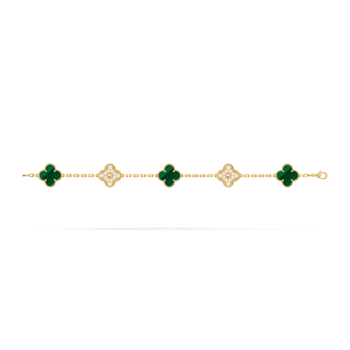 Van Cleef & Arpels Vintage Alhambra Five-Flower Bracelet