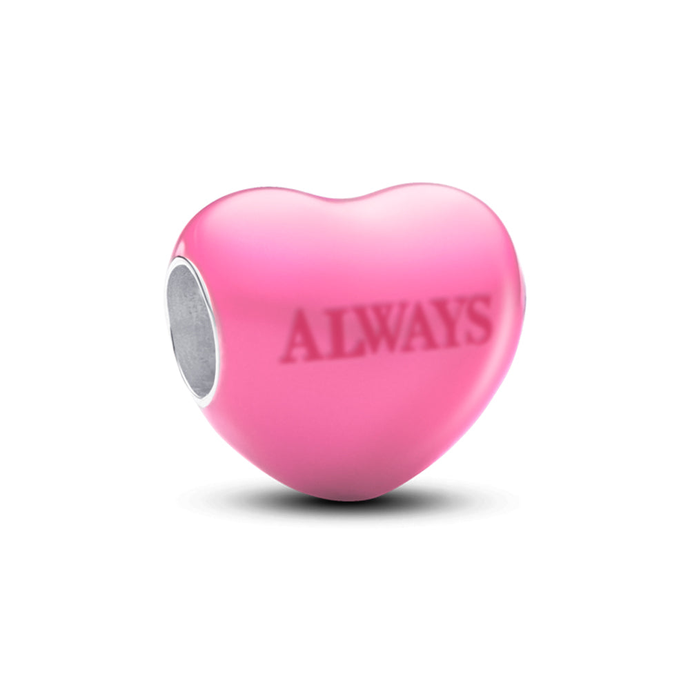 Color-changing Hidden Message Heart Charm