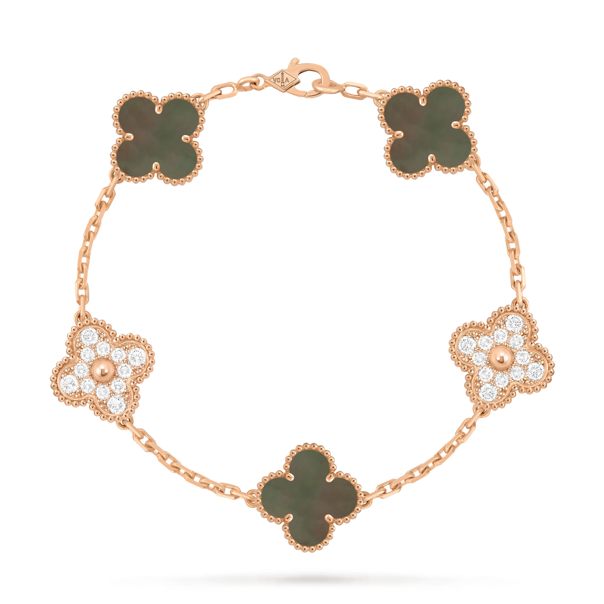 Van Cleef & Arpels Vintage Alhambra Five-Flower Bracelet