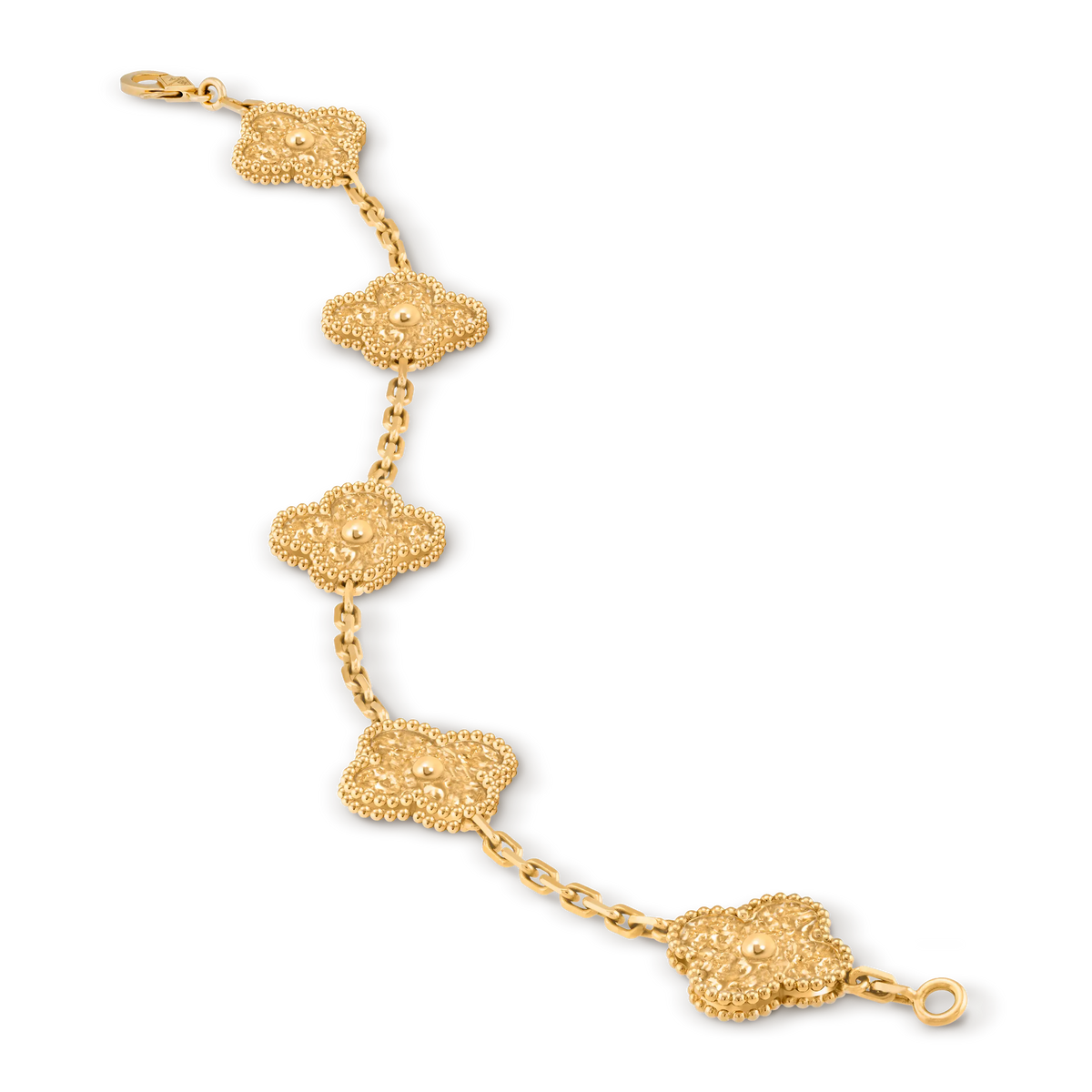Van Cleef & Arpels Vintage Alhambra Five-Flower Bracelet