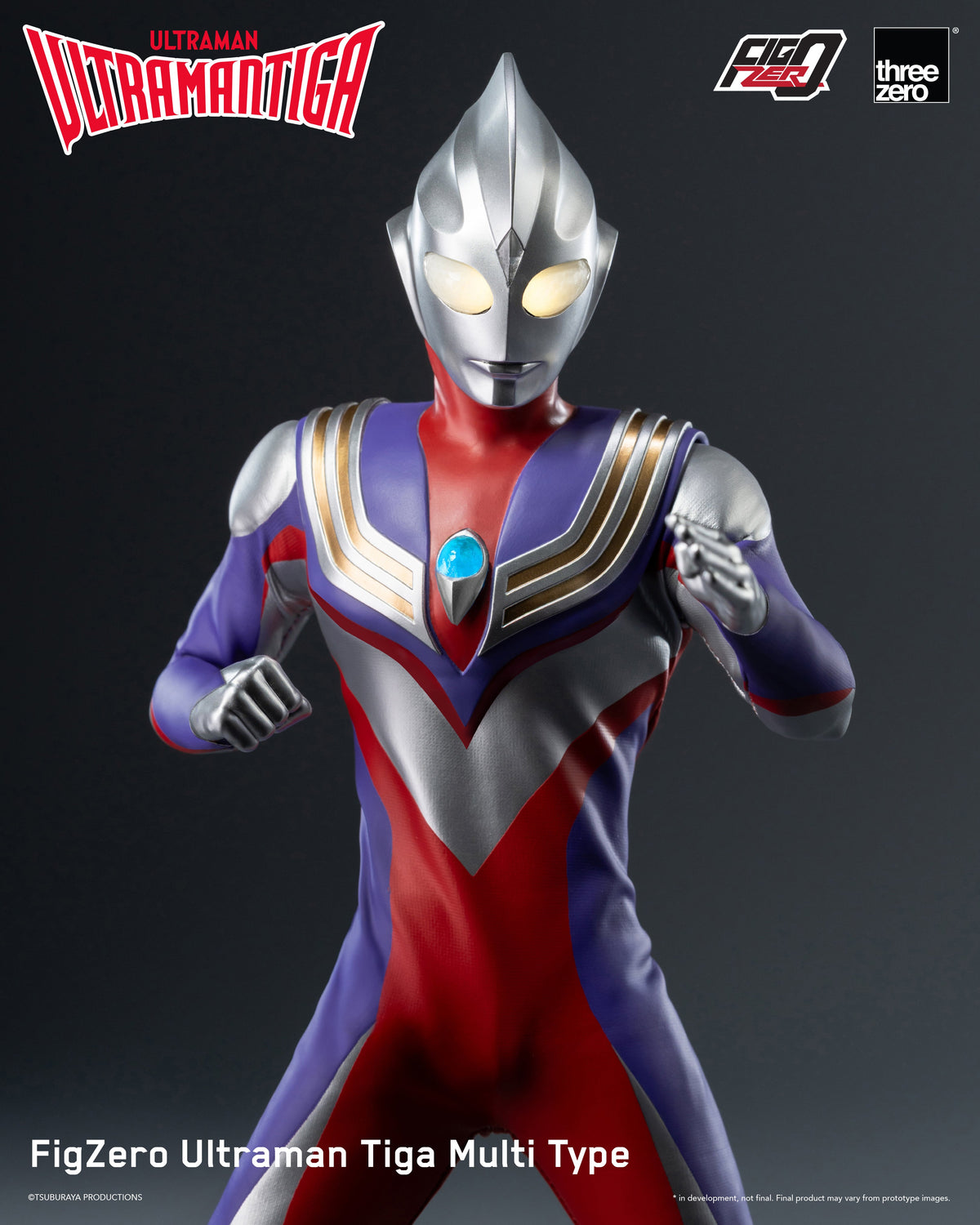 Ultraman Tiga FigZero Ultraman Tiga Multi Type Action Figure
