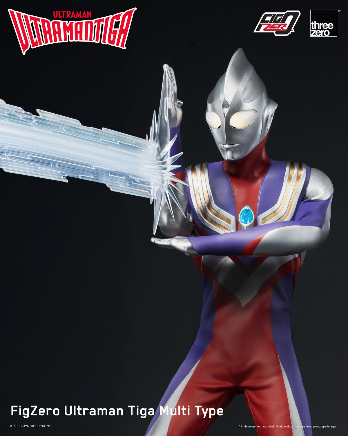 Ultraman Tiga FigZero Ultraman Tiga Multi Type Action Figure