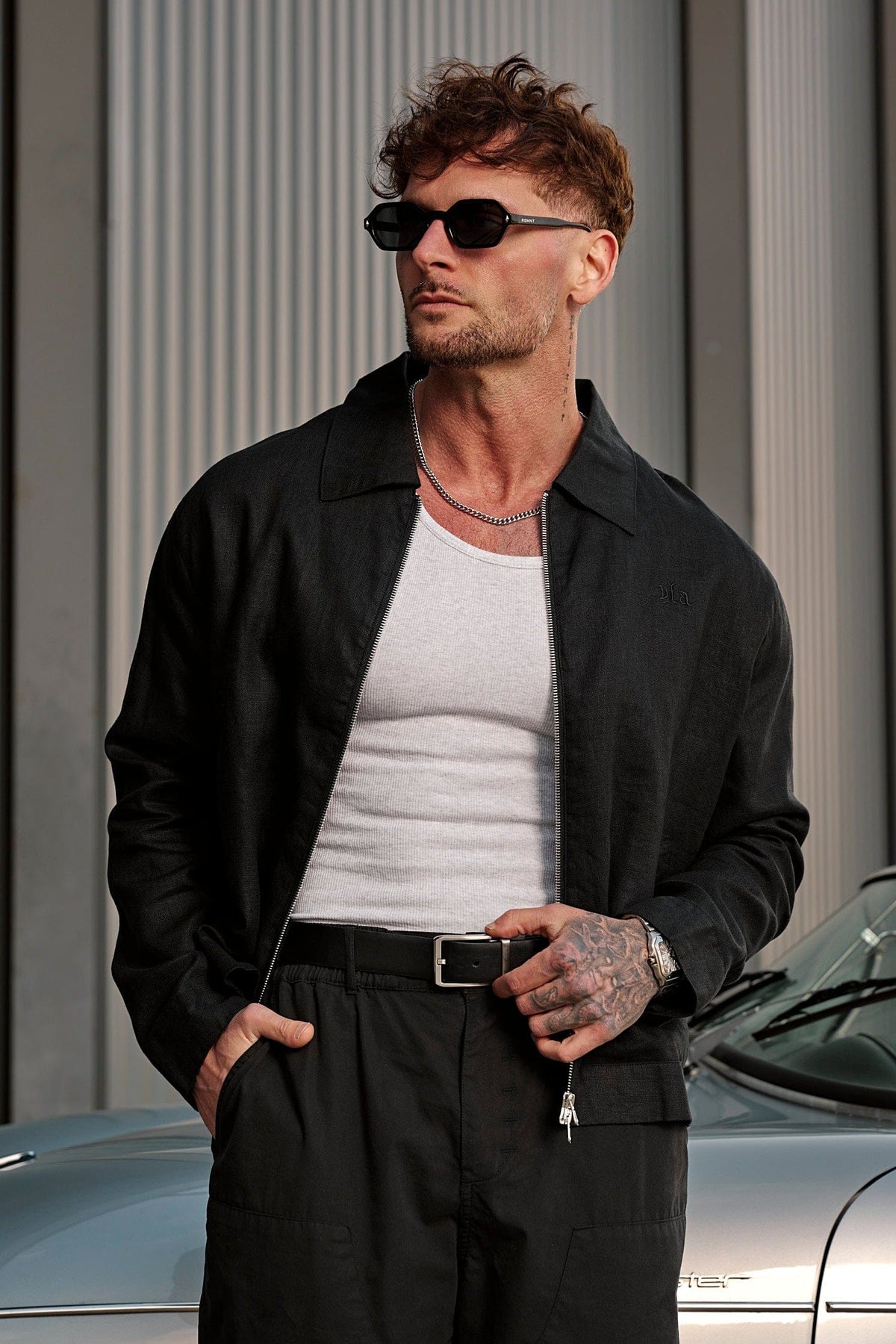5122 - Oxford Linen jacket