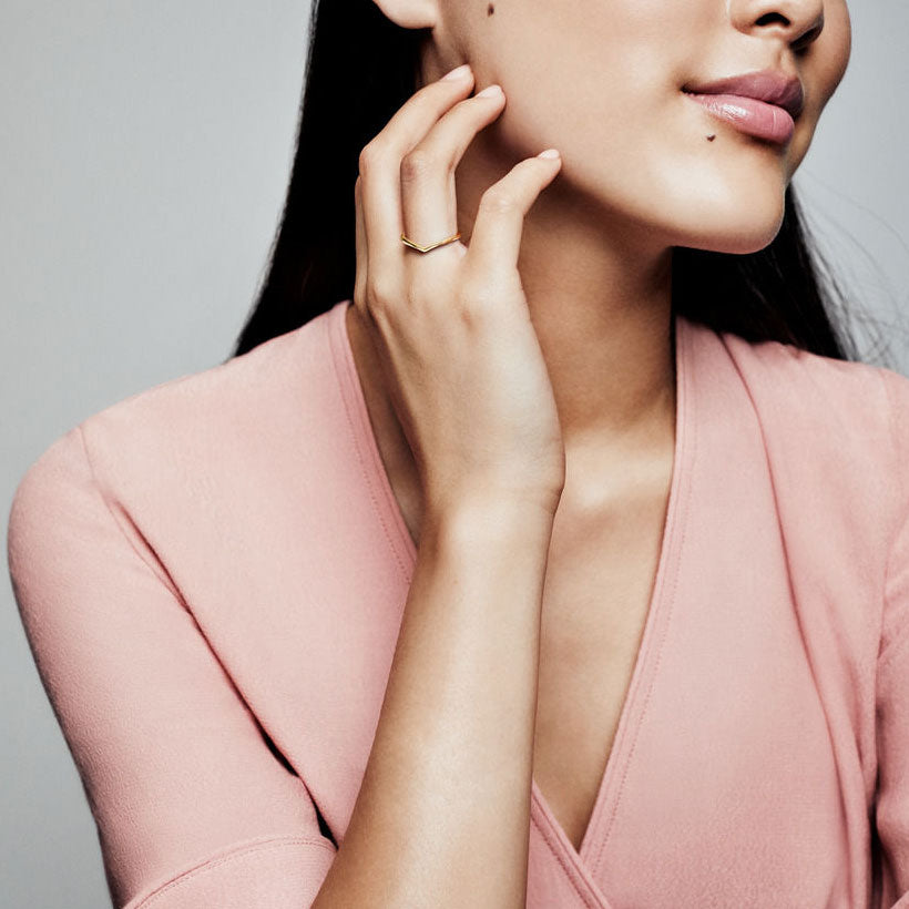 Pandora Shining Wishbone Ring