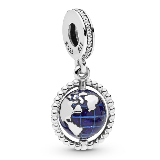 Pandora Spinning Globe Dangle Charm