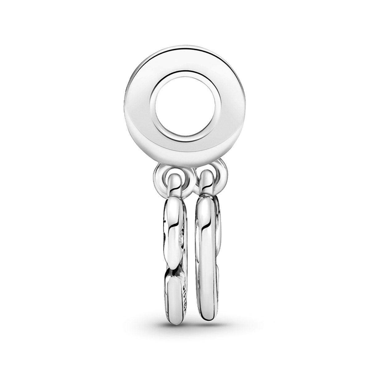 Pandora Linked Sister Hearts Split Dangle Charm