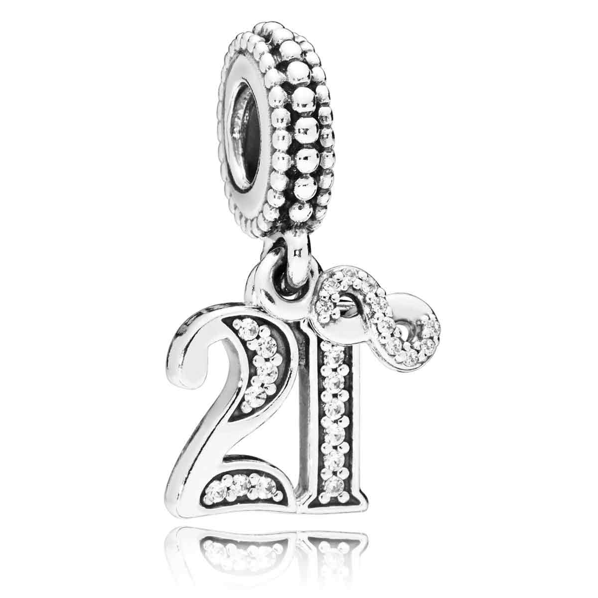 Pandora 21 Years of Love Dangle Charm