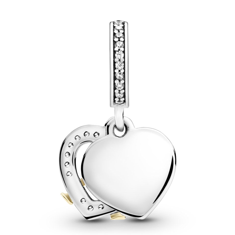 Pandora Two-tone Happy Anniversary Dangle Charm