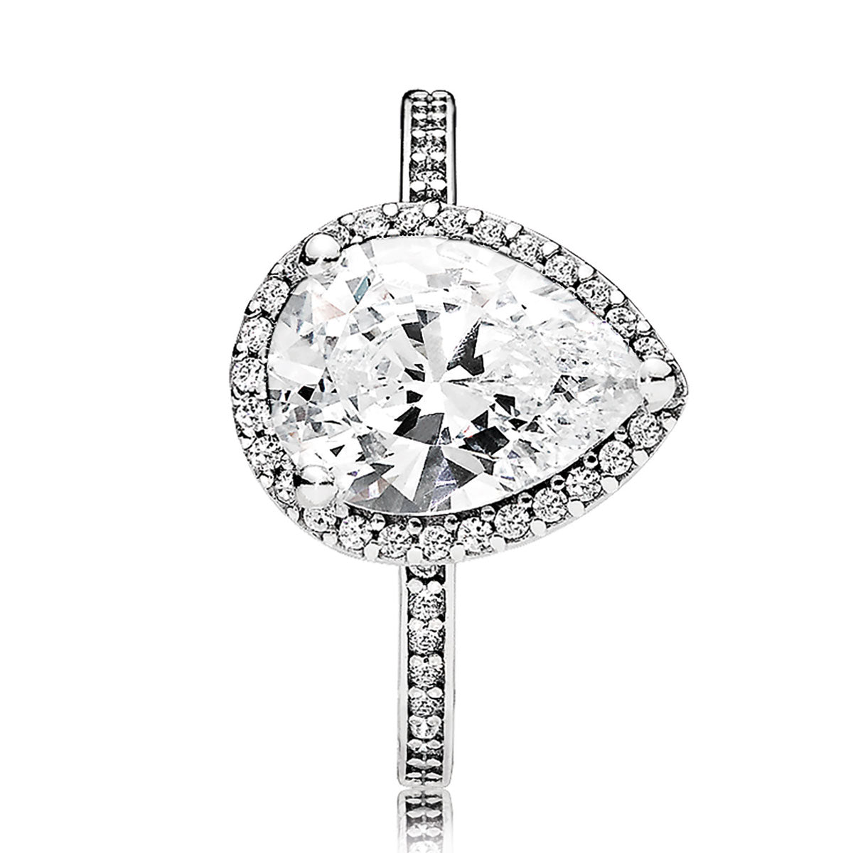 Pandora Sparkling Teardrop Ring
