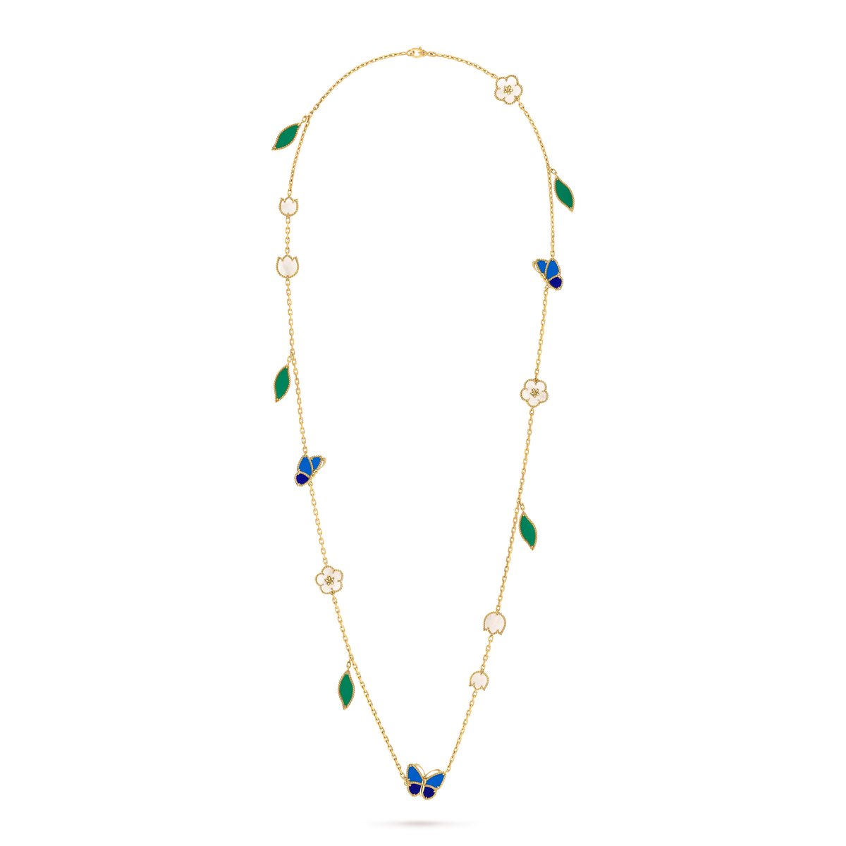 Van Cleef & Arpels Lucky Spring Collection "Butterfly Dance in Spring Breeze" Long Necklace