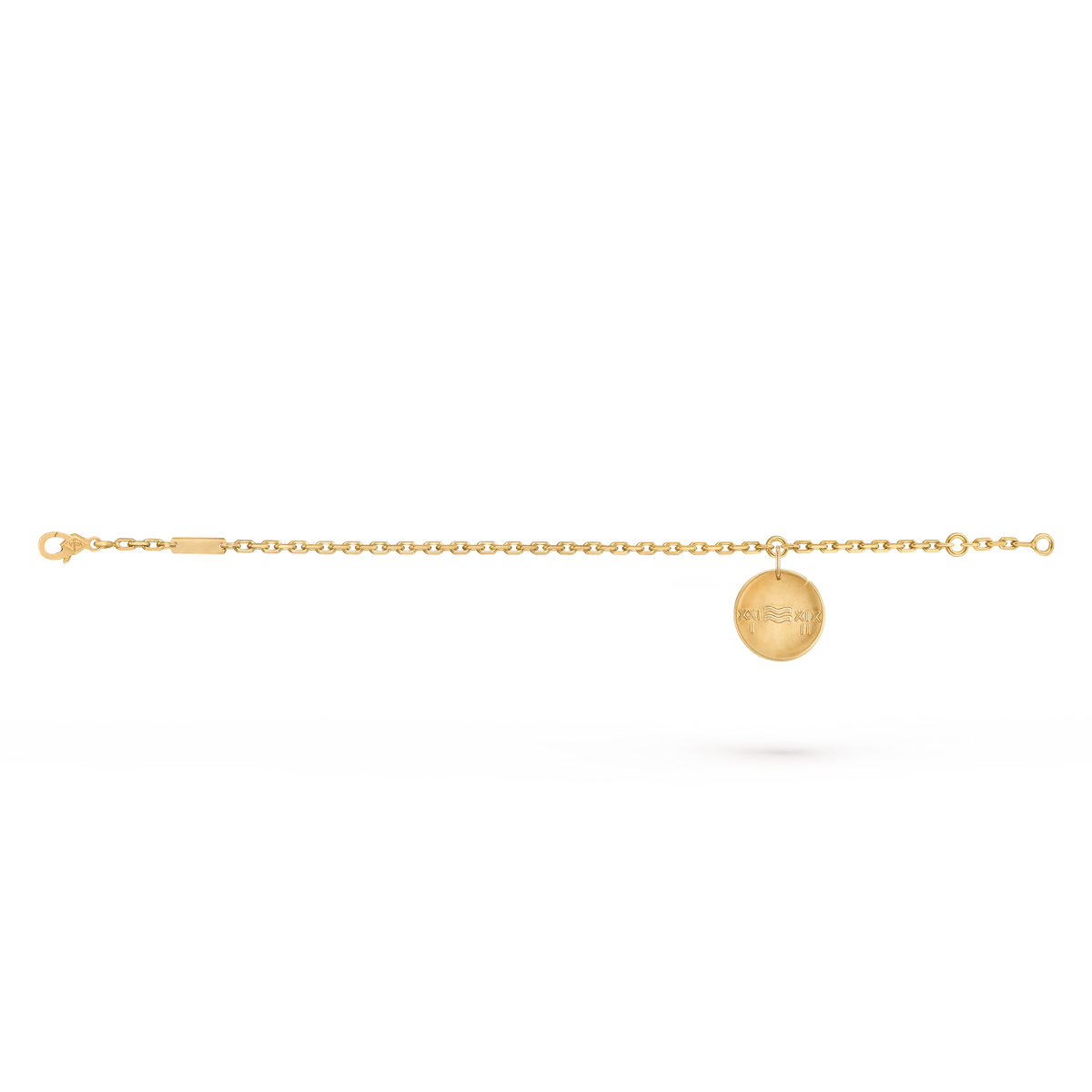 Van Cleef & Arpels Zodiaque Collection Aquarius Gold Bracelet