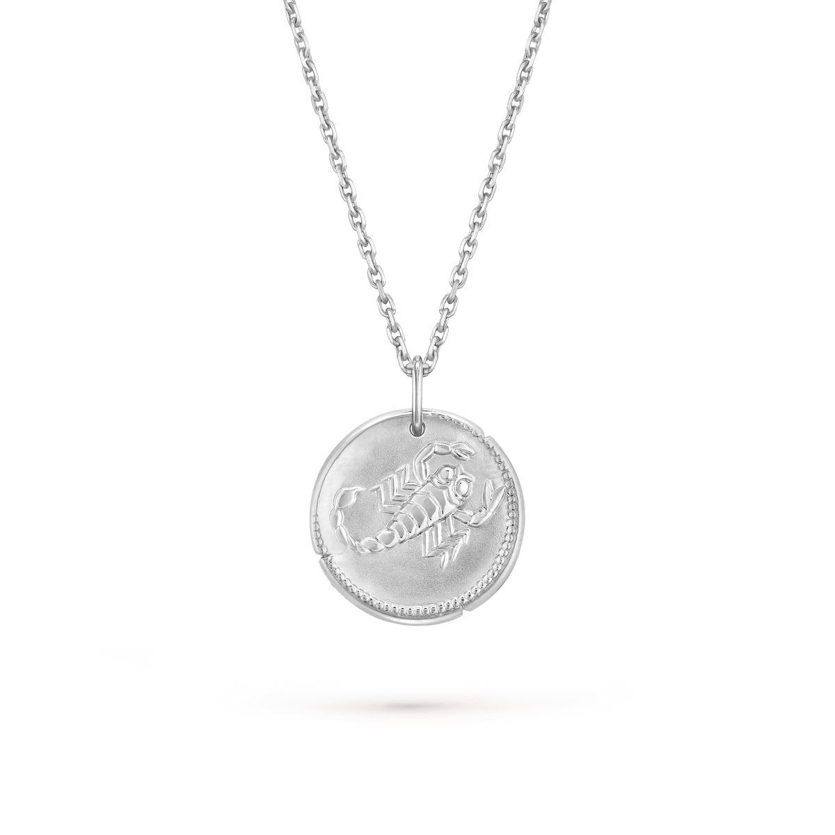 Van Cleef & Arpels Zodiaque Scorpio Gold Coin Necklace